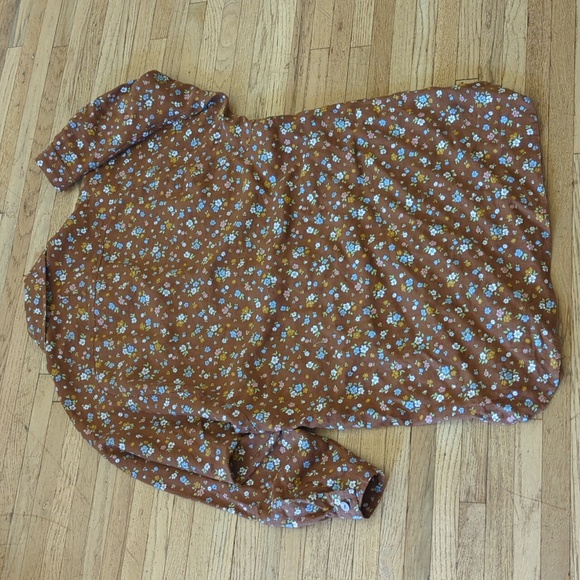 Oversized Button-Up Linen Shirt, "Livorno 2", Not Perfect Linen, M, Rustic Brown - Picture 16 of 16